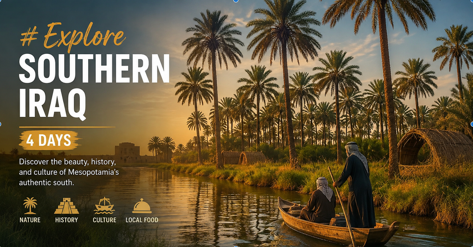 Explore Southern Iraq – 4 Days
